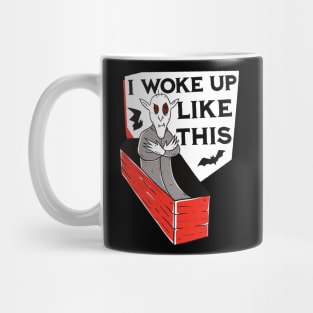 I woke up like this - Funny Halloween Costume Gift Mug